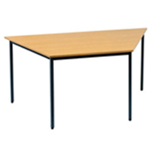 Trapezoid Table - Oak Melamine Top